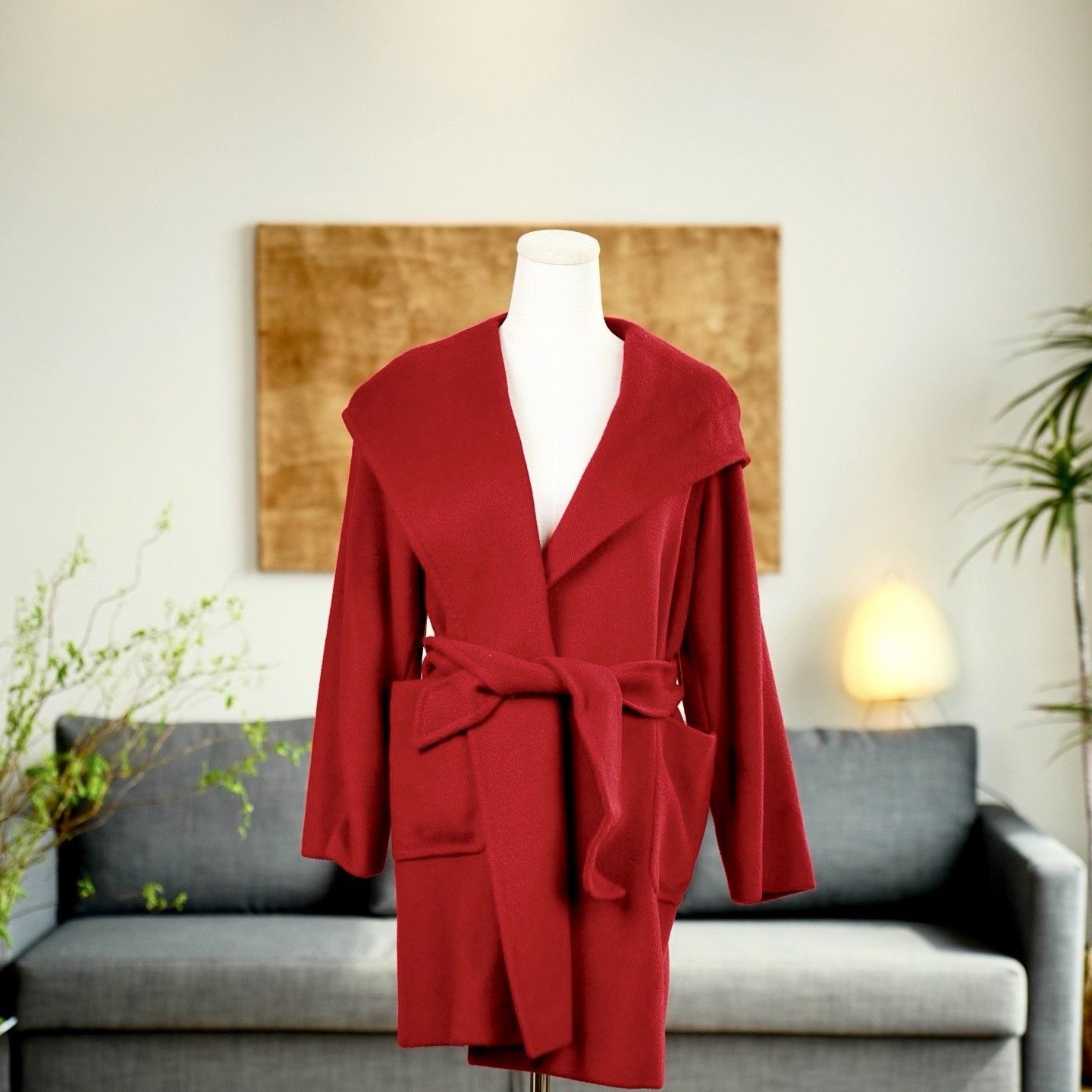Max Mara Max Mara Red Coat it_38 Women Size XS / US 0-2 / IT 36-38 - 1 Thumbnail