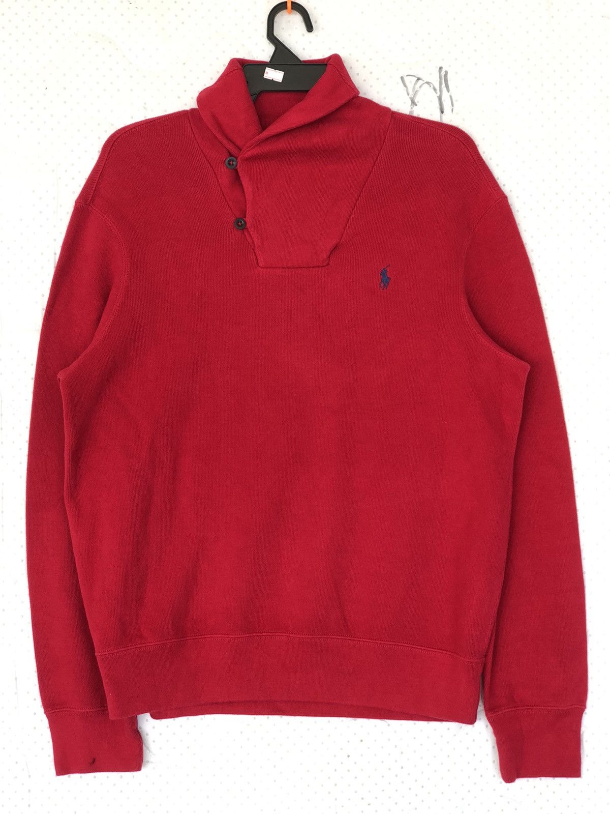 Polo Ralph Lauren Vintage POLO Ralph Lauren Shawl Collar Sweater Size US L / EU 52-54 / 3 - 3 Thumbnail