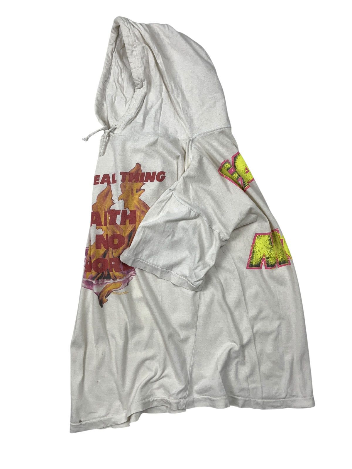 Band Tees Vintage 1989 Faith No More The Real Thing Hooded T-shirt Size US M / EU 48-50 / 2 - 3 Thumbnail