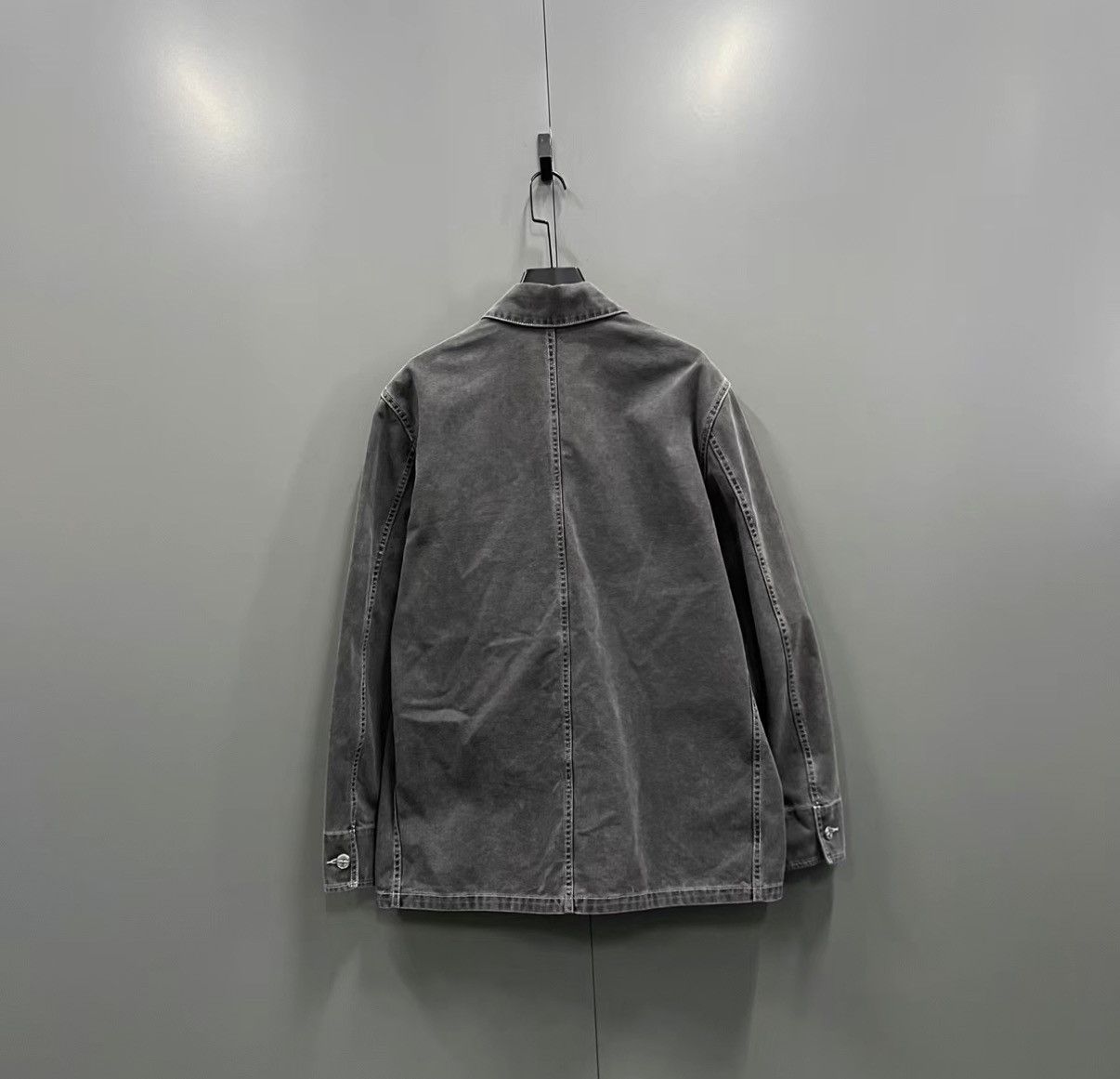 Dior Dior × Stone Island Collared Denim Shirt with Logo Patch J41 Size US M / EU 48-50 / 2 - 2 Thumbnail