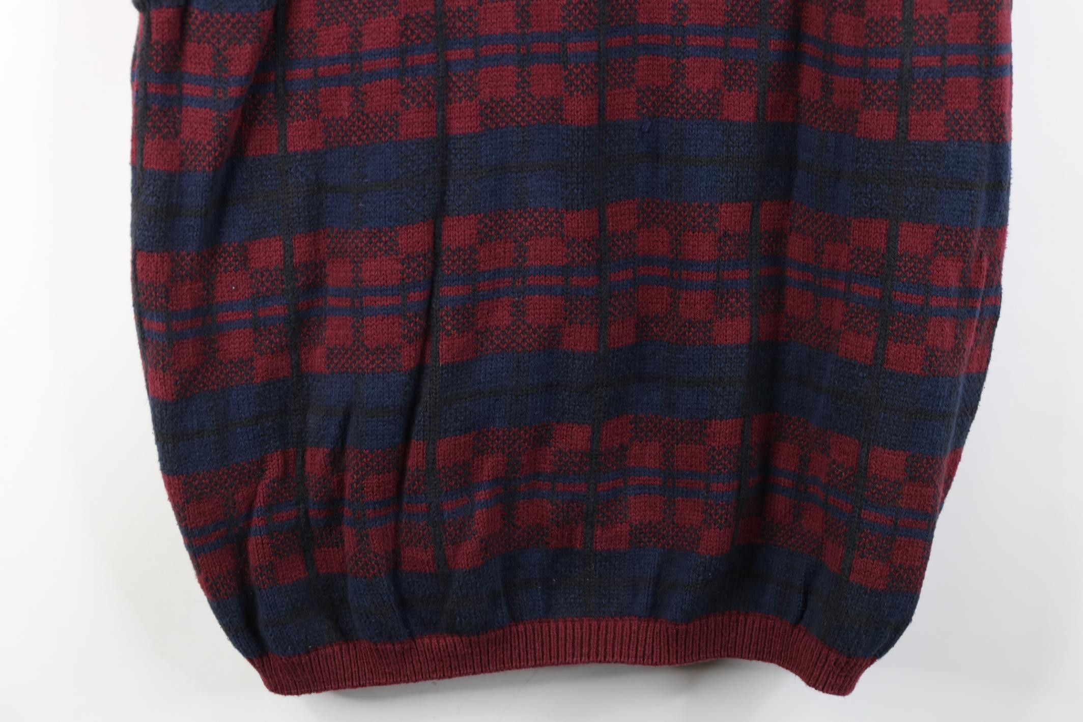 Vintage Vintage 90s Streetwear Knit Cardigan Sweater Vest USA Size US XL / EU 56 / 4 - 9 Thumbnail