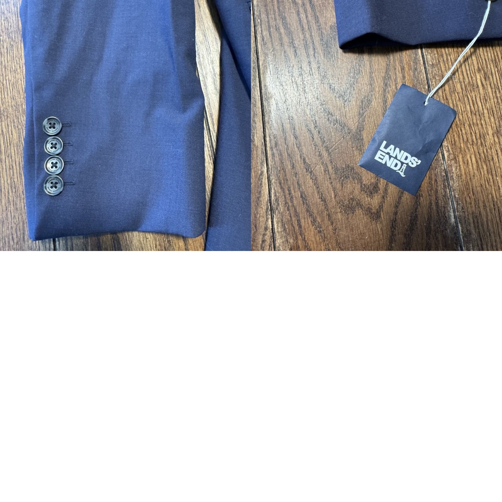 Lands' End Men's American Airlines Land's End Navy Traditional Fit Blazer Size 42 New Size 42R - 8 Thumbnail