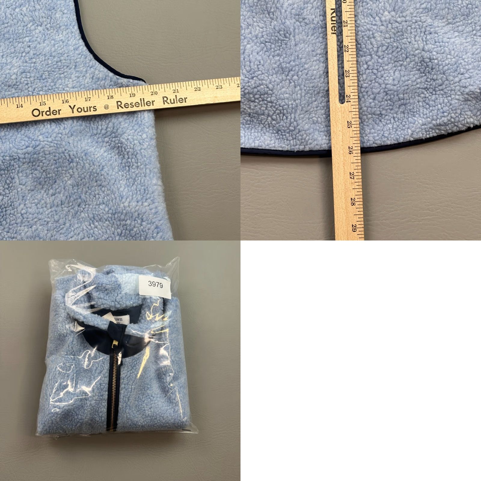 Vintage VINTAGE Crown & Ivy Vest Women’s Medium Blue Wonka Fleece Full Zip Outdoor Casual NWT Size M / US 6-8 / IT 42-44 - 8 Thumbnail