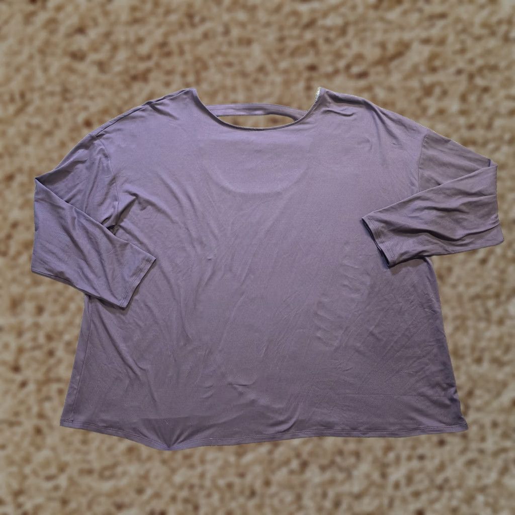 J. Jill J Jill Top Shirt Women 3X Pink 3/4 Sleeve Embroidered Casual Stretchy Basic Size XXL / US 16-18 / IT 52-54 - 1 Thumbnail