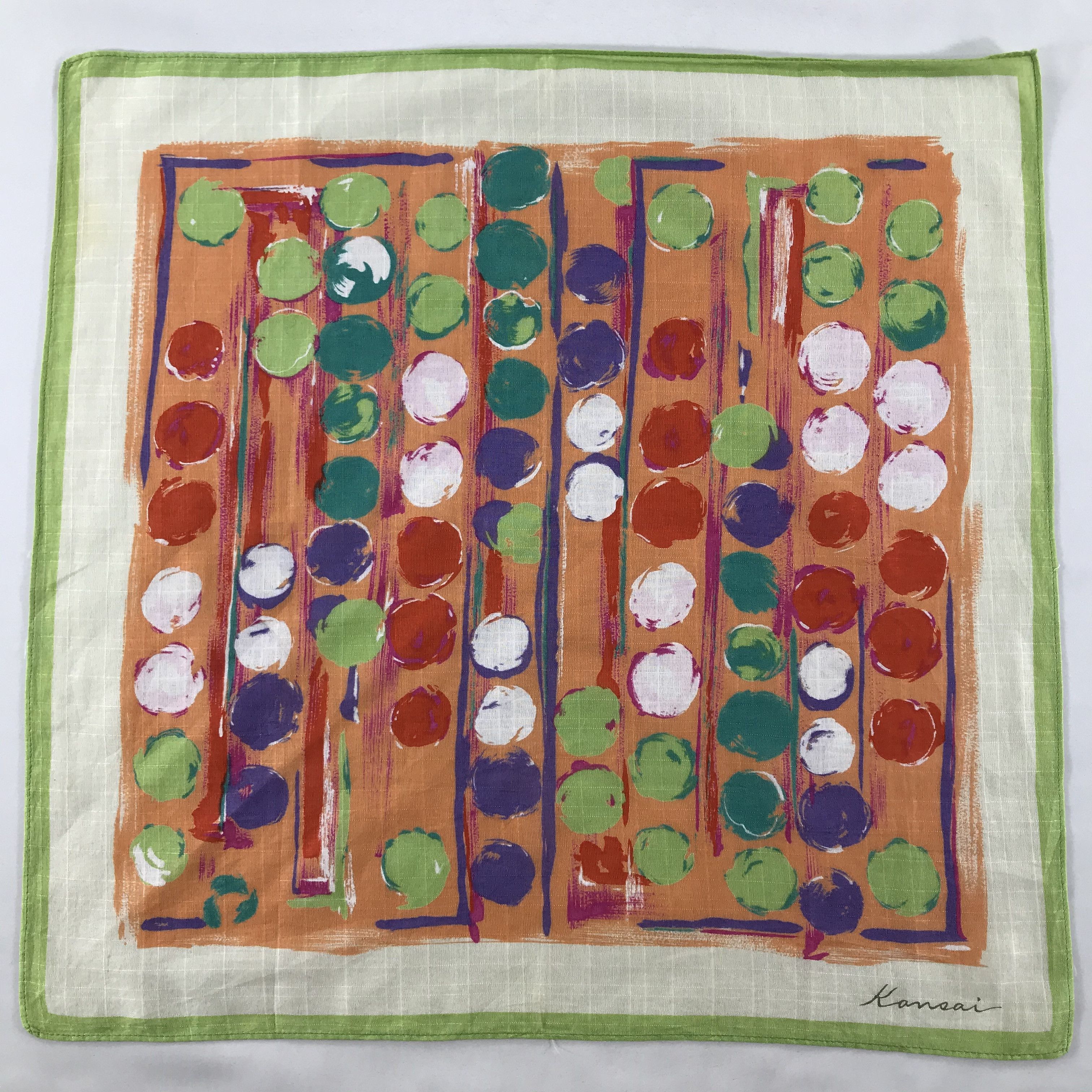 Kansai Yamamoto × Vintage Kansai Yamamoto Art Bandana/ Handkerchief / Neckerchief Size ONE SIZE - 3 Thumbnail