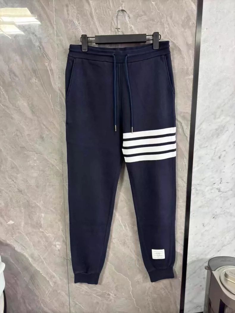 Thom Browne Thom Browne size2 Navy blue cotton herringbone woven sports Size US 26 / EU 42 - 1 Thumbnail