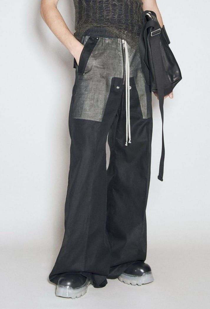 Rick Owens Rick Owens SS24 Lido Bela sheer cotton trousers | Grailed