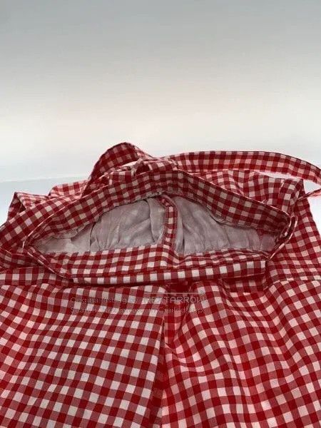 Other Comme Des Garcons size S Red plaid overalls Size 23" - 3 Thumbnail