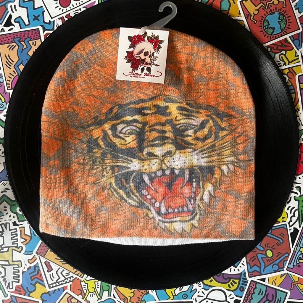 Ed Hardy Y2k Ed Hardy Style Tiger Beanie Size 26 - 1 Thumbnail