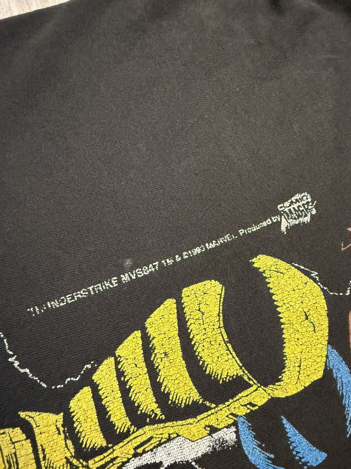 Other 1993 Vintage Marvel Comics Thor Thunderstrike Distressed Tee Size US L / EU 52-54 / 3 - 4 Thumbnail