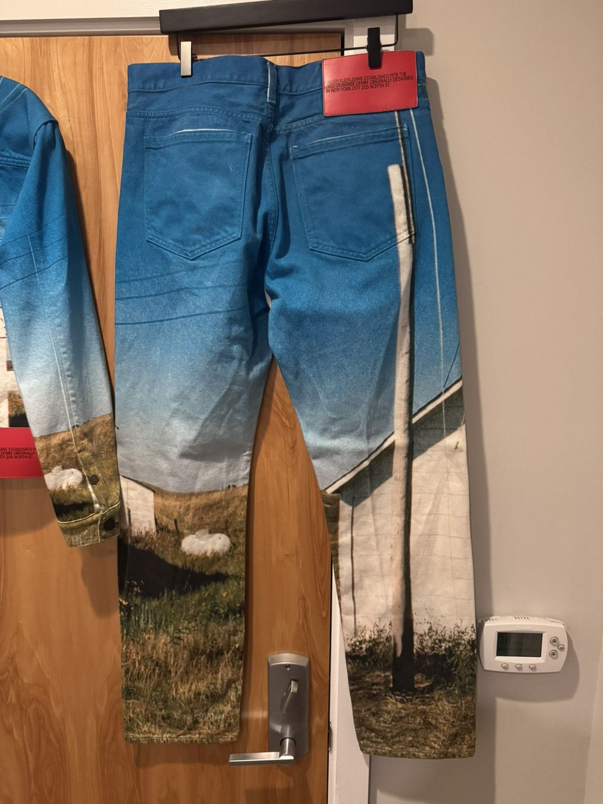 Calvin Klein 205W39NYC Raf Simons Calvin Klein 205W39NYC Americana Landscape Denim Size US 33 - 6 Thumbnail