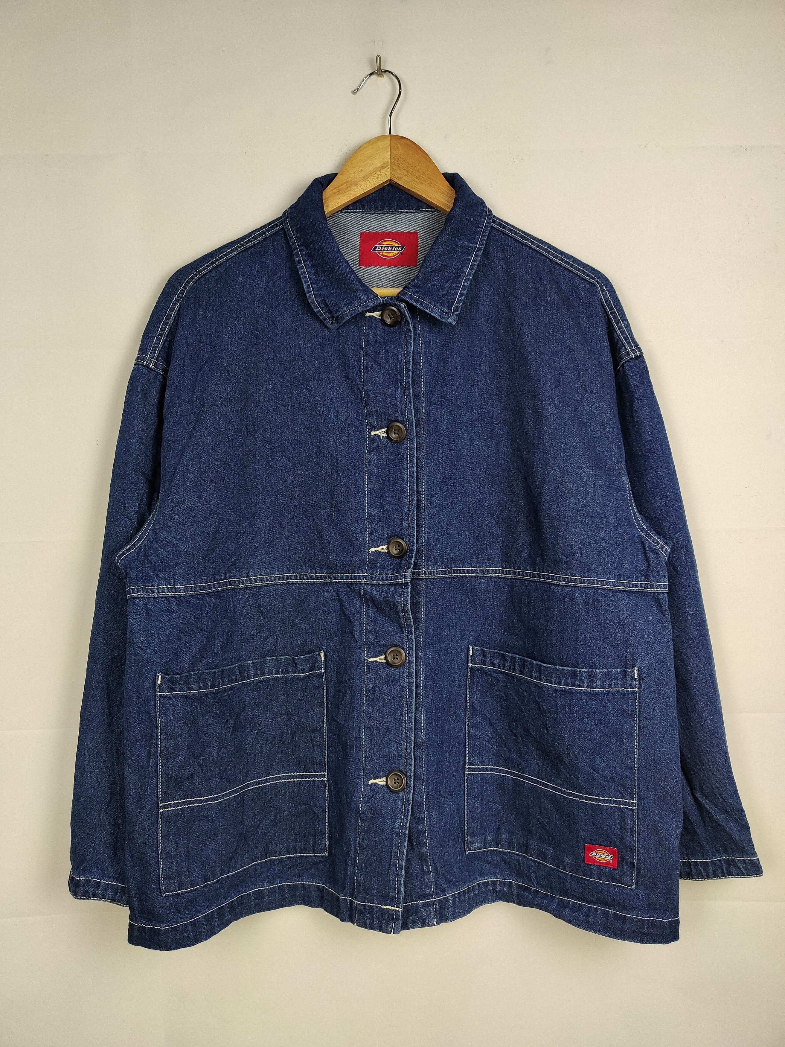 Dickies Dickies Indigo Denim Chore Jacket Workwear Size US M / EU 48-50 / 2 - 1 Thumbnail