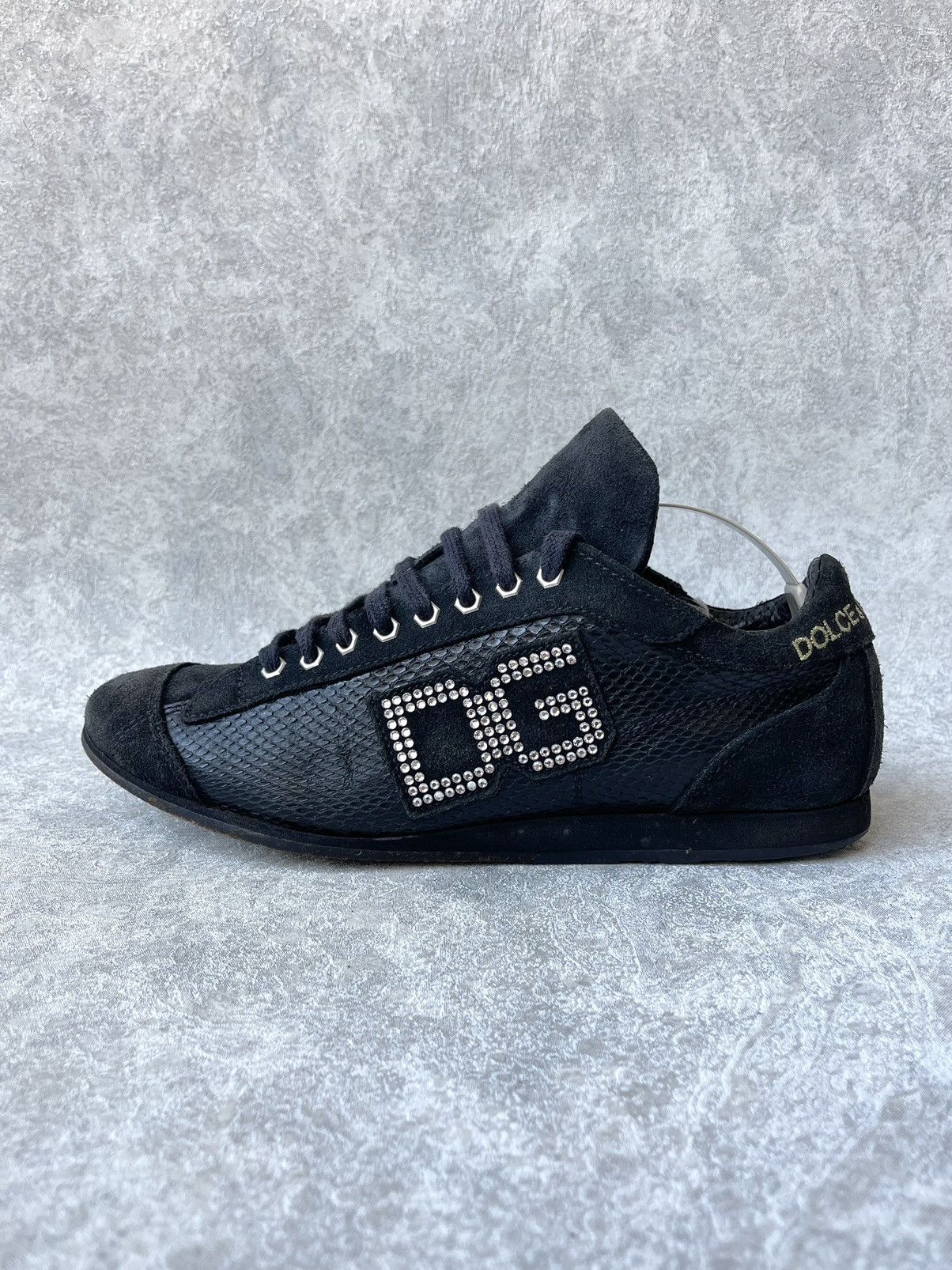Dolce & Gabbana Vintage Dolce & Gabbana Archival Crystal DG Sneakers 37 Y2K Size US 7 / IT 37 - 10 Thumbnail
