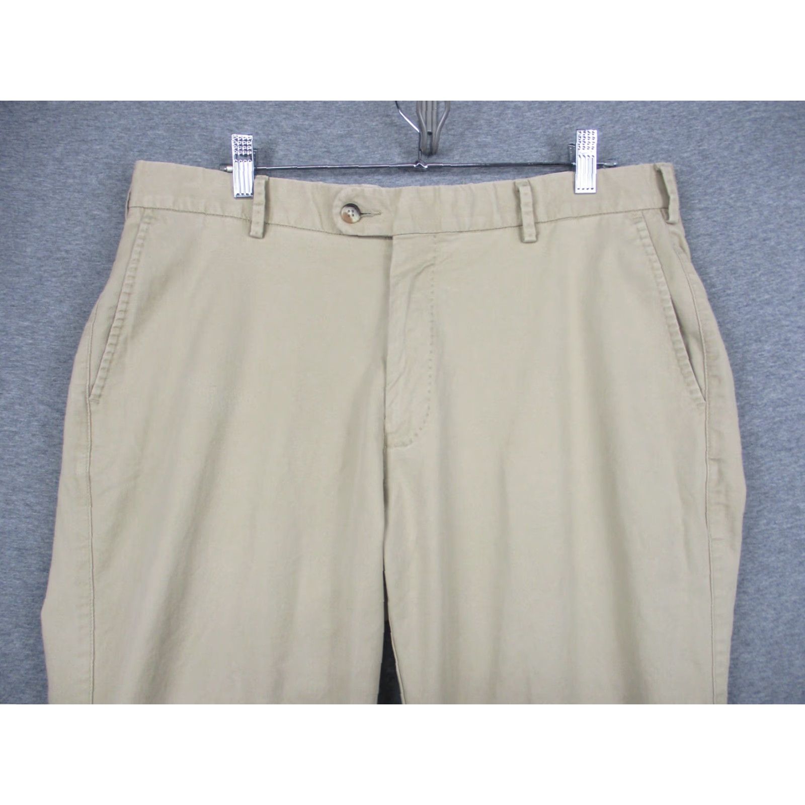 Peter Millar Peter Millar Pants 35 Chino Beige Straight Golf Men Size US 35 - 3 Thumbnail