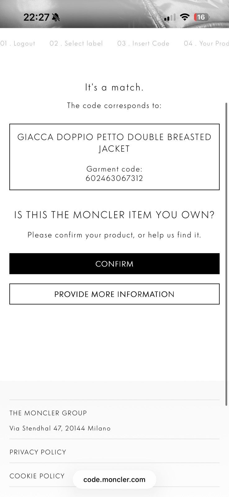 Moncler 100% CASHMERE Moncler Gamme Bleu by Thom Browne Jacket Size US S / EU 44-46 / 1 - 9 Thumbnail