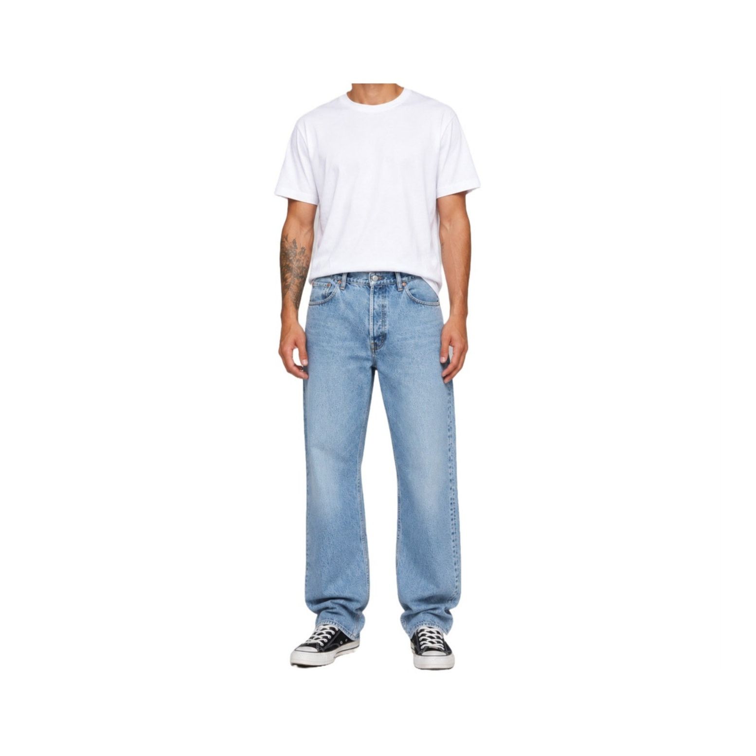 Levi's Levi’s 501 Original Straight Jeans 44x32 Medium Wash Denim Size US 44 / EU 60 - 8 Thumbnail