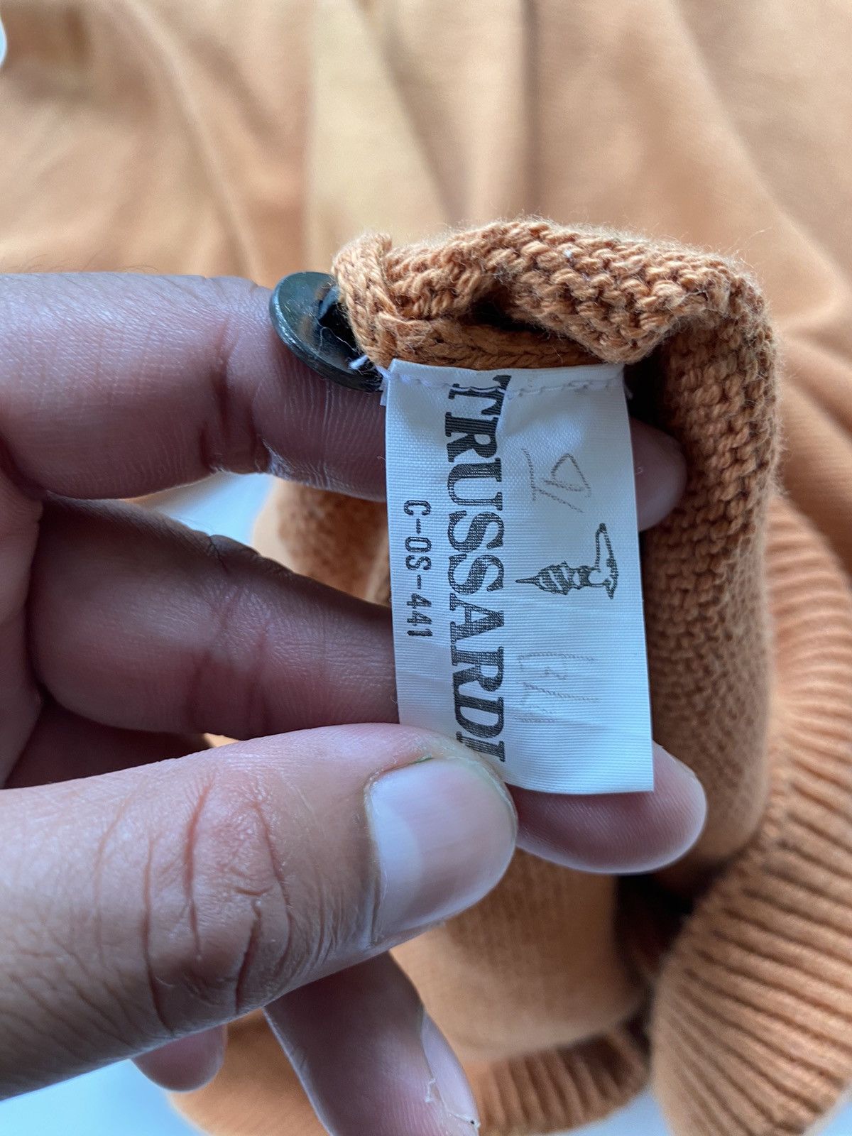 Trussardi × Vintage Vtg Trussardi Polos Knitwear Size US L / EU 52-54 / 3 - 9 Thumbnail