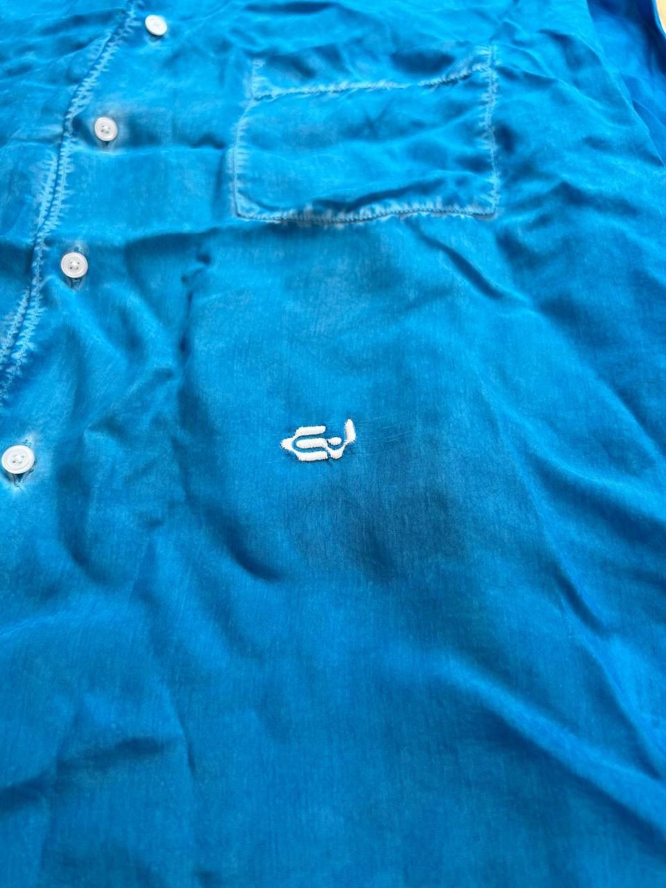 Eytys Premium Eytys Otis Relaxed Fit Cupro Shirt Electric Blue Size US S / EU 44-46 / 1 - 2 Thumbnail
