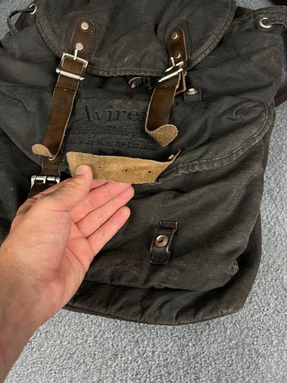 Avirex Vintage AVIREX USA military backpack Size ONE SIZE - 5 Thumbnail