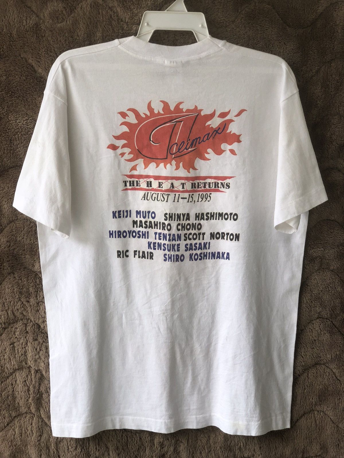 WWF Vintage 90s RIC FLAIR and Japan Pro Wrestling Size US L / EU 52-54 / 3 - 8 Thumbnail