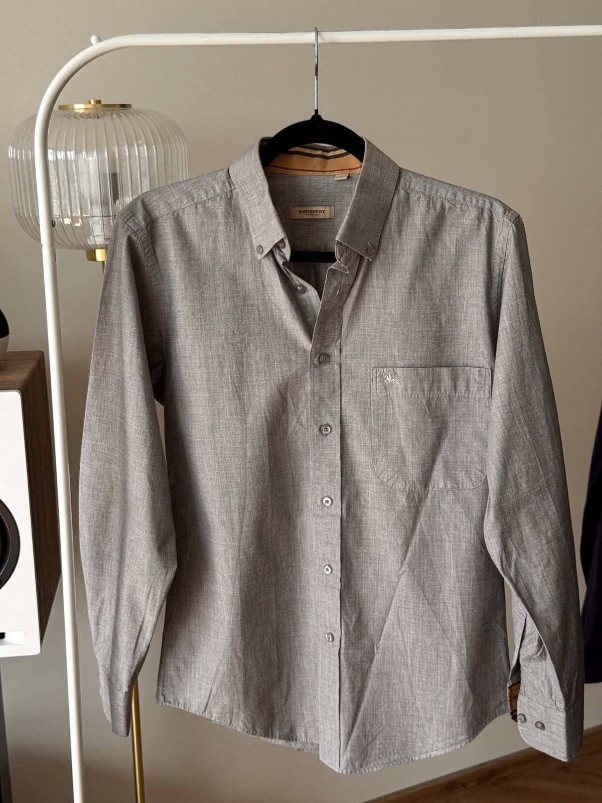 Burberry Burberry grey shirt Size US M / EU 48-50 / 2 - 2 Thumbnail