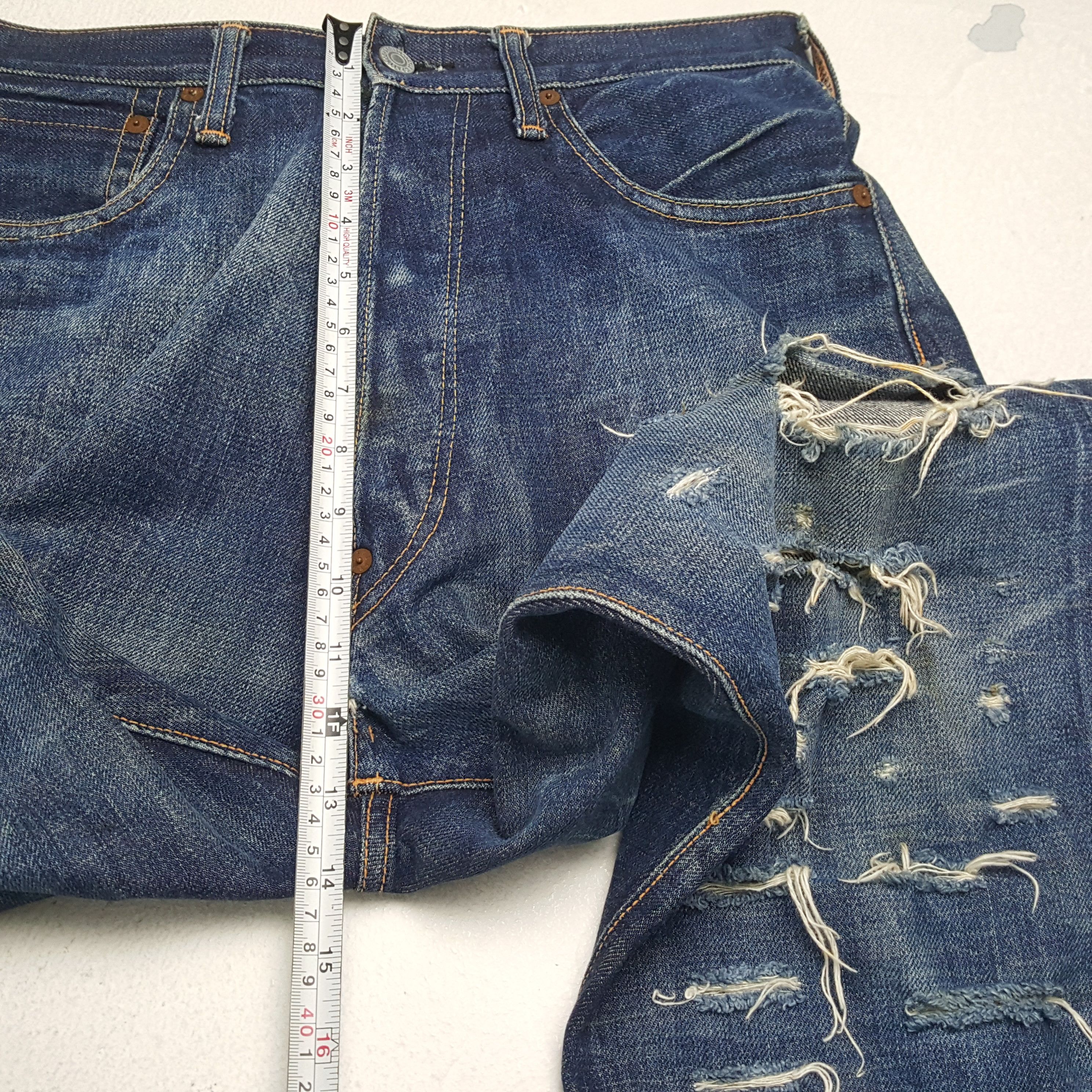 Evisu Vintage EVIS Japanese Brand Daicock Custom Style Jeans Size US 30 / EU 46 - 8 Thumbnail