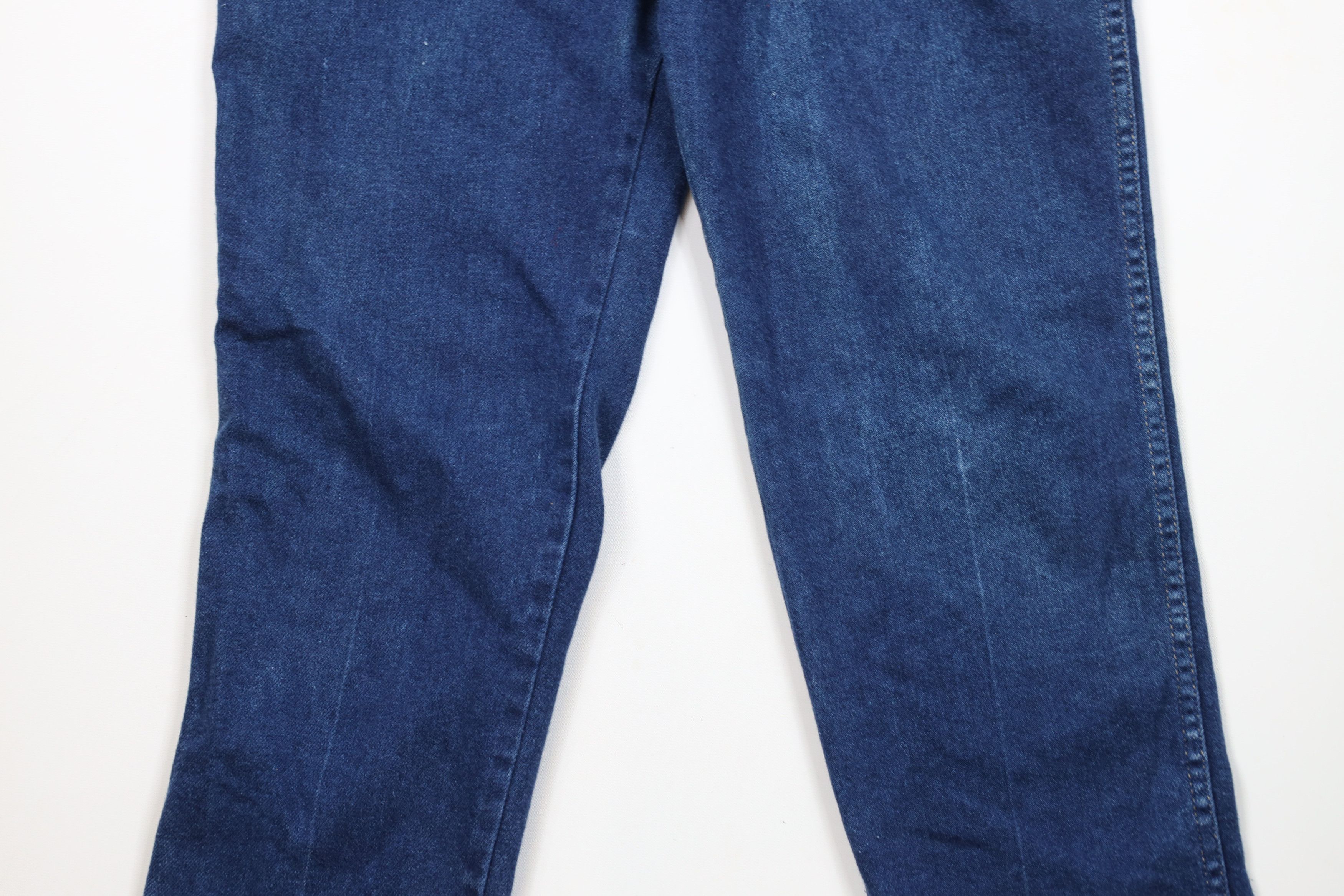 Vintage Vintage 70s Streetwear Tapered Leg Denim Jeans Blue USA Size 32" / US 10 / IT 46 - 3 Thumbnail