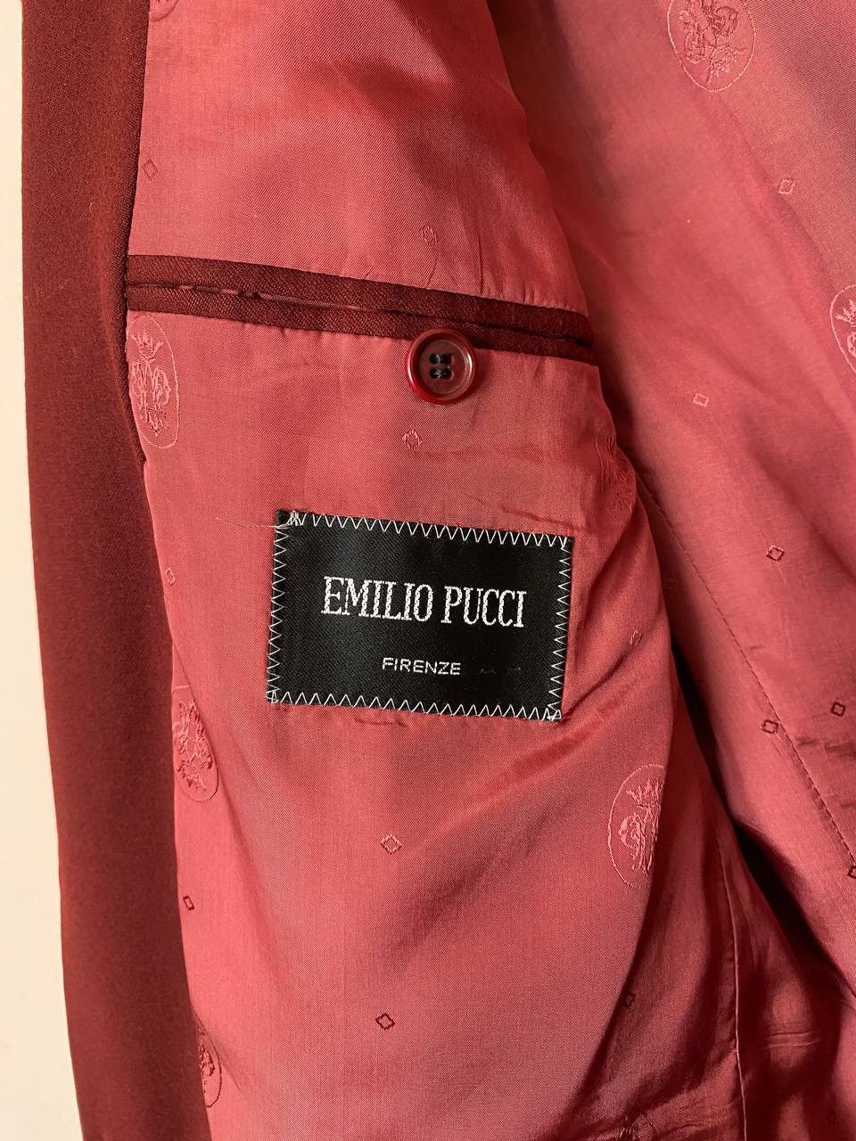 Designer 🔥Emilio Pucci Blazer Sport Coat Jacket luxury Size 50R - 8 Thumbnail