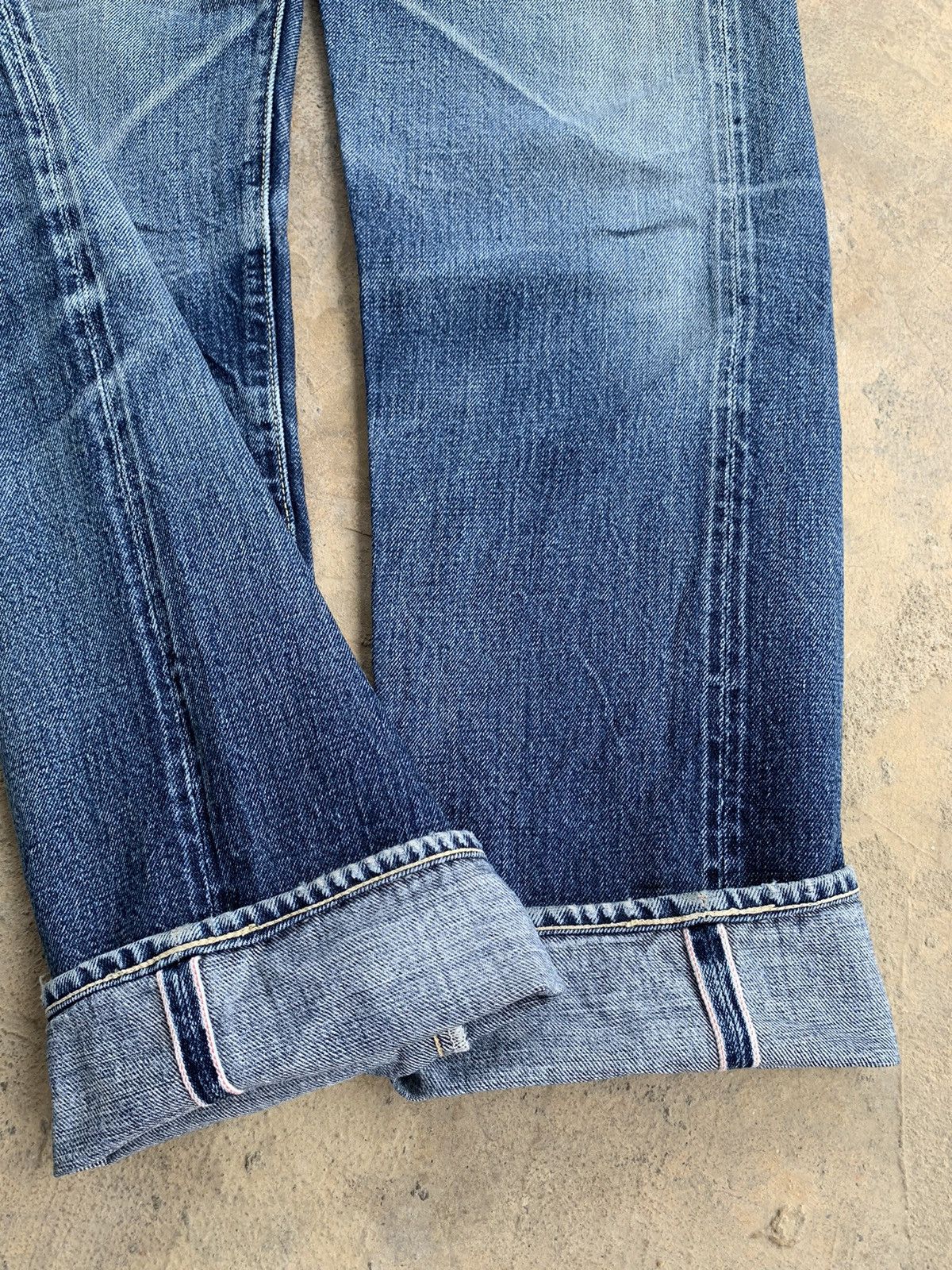 Levi's Vintage Levis Big E 501XX Selvedge Distressed Denim Size US 30 / EU 46 - 4 Thumbnail