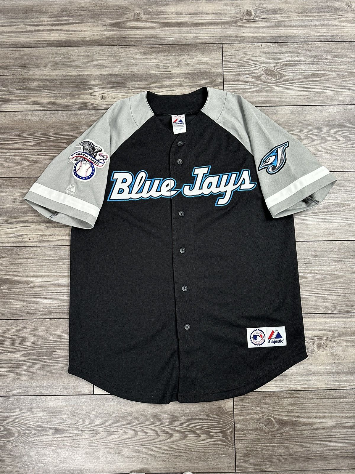 MLB Vintage Y2K Toronto Blue Jays Majestic Jersey Size US M / EU 48-50 / 2 - 2 Thumbnail
