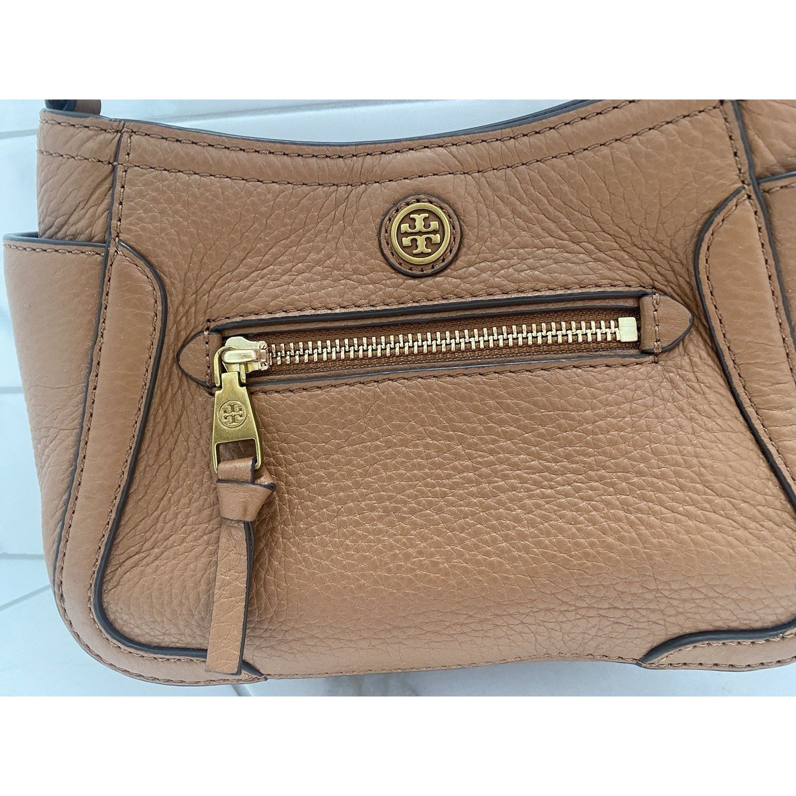 Tory Burch Tory Burch Frances Mini Vintage Camel Shoulder/Crossbody Size ONE SIZE - 2 Thumbnail