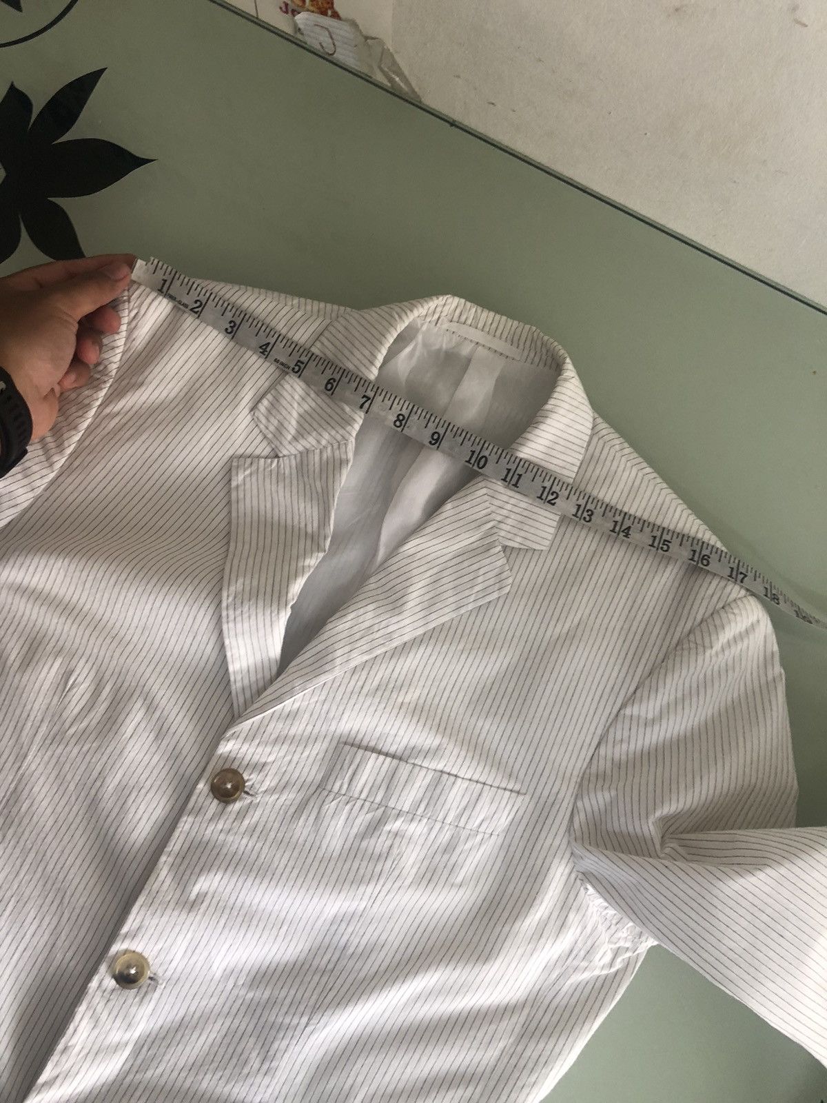 Jil Sander Jil Sander Marisa s Stripe Single Breasted Blazer Size US M / EU 48-50 / 2 - 23 Thumbnail