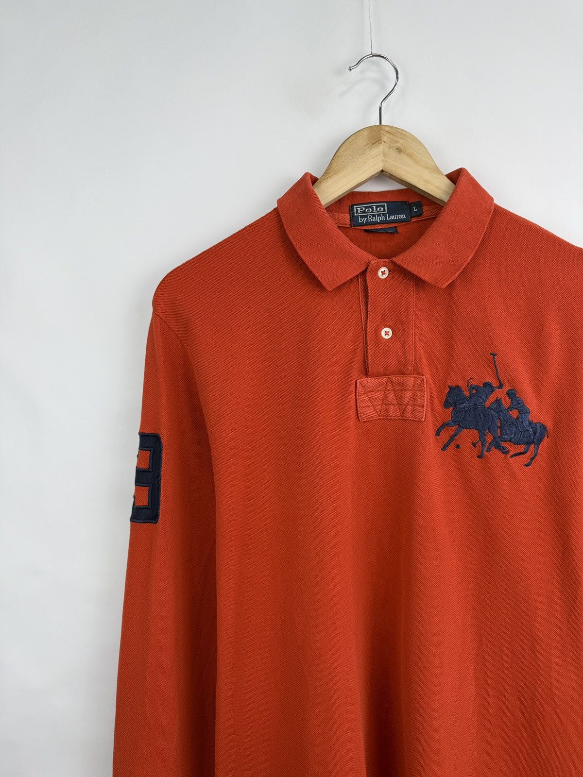 Polo Ralph Lauren 🇺🇸 Vintage Ralph Lauren Polo Long Sleeve Retro Rare Hype Y2K Size US L / EU 52-54 / 3 - 3 Thumbnail