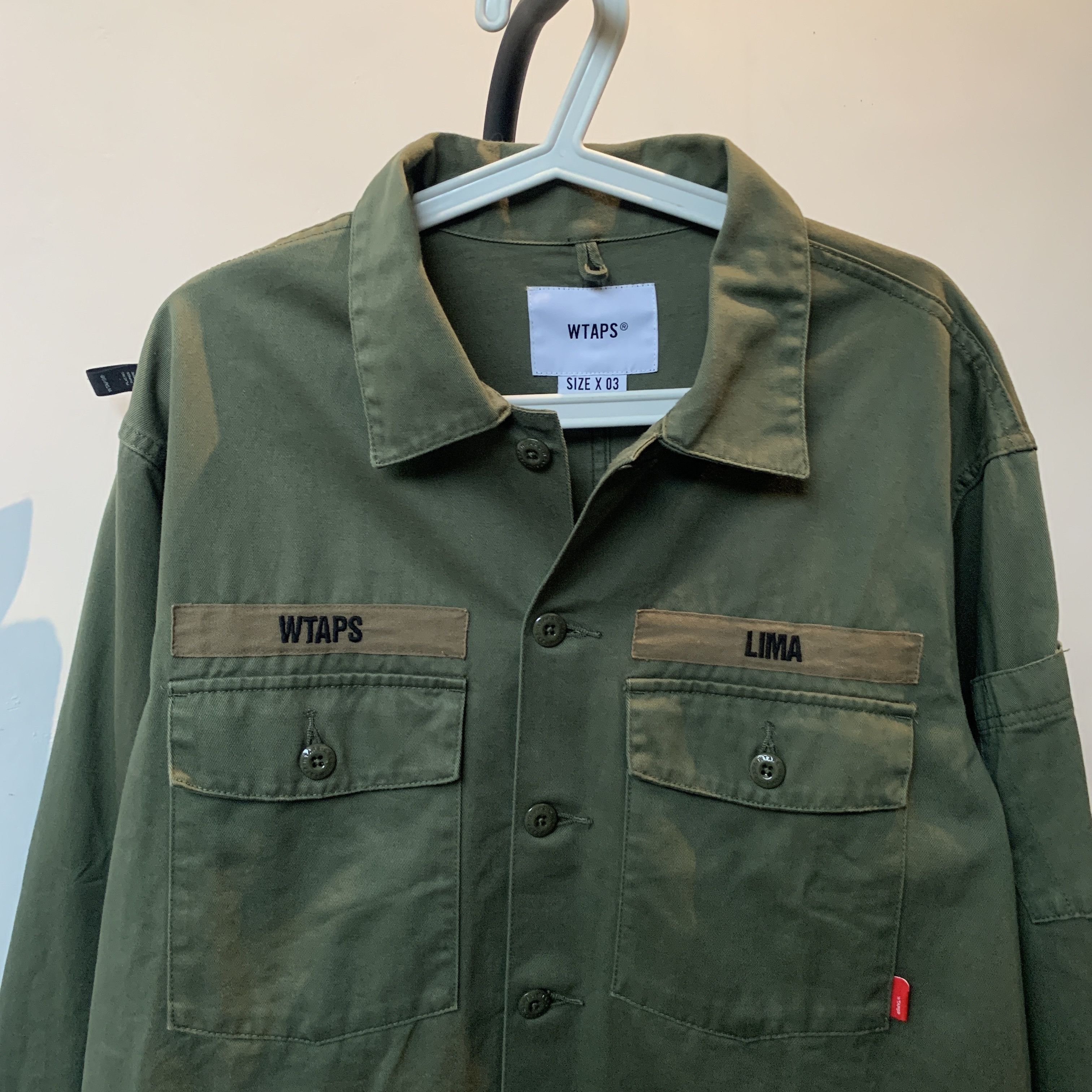 Wtaps Wtaps buds ls 01 shirt cotton twill 2017 Size US L / EU 52-54 / 3 - 2 Thumbnail