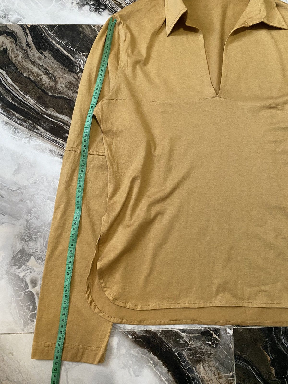 Costume National COSTUME NATIONAL HOMME SPLIT VNECK UNISEX SHIRT Size US M / EU 48-50 / 2 - 11 Thumbnail