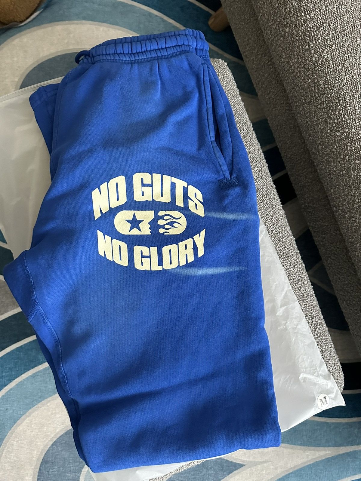 HELLSTAR Hellstar No Guts No Glory Sweatpants (Medium) Size US 32 / EU 48 - 11 Thumbnail
