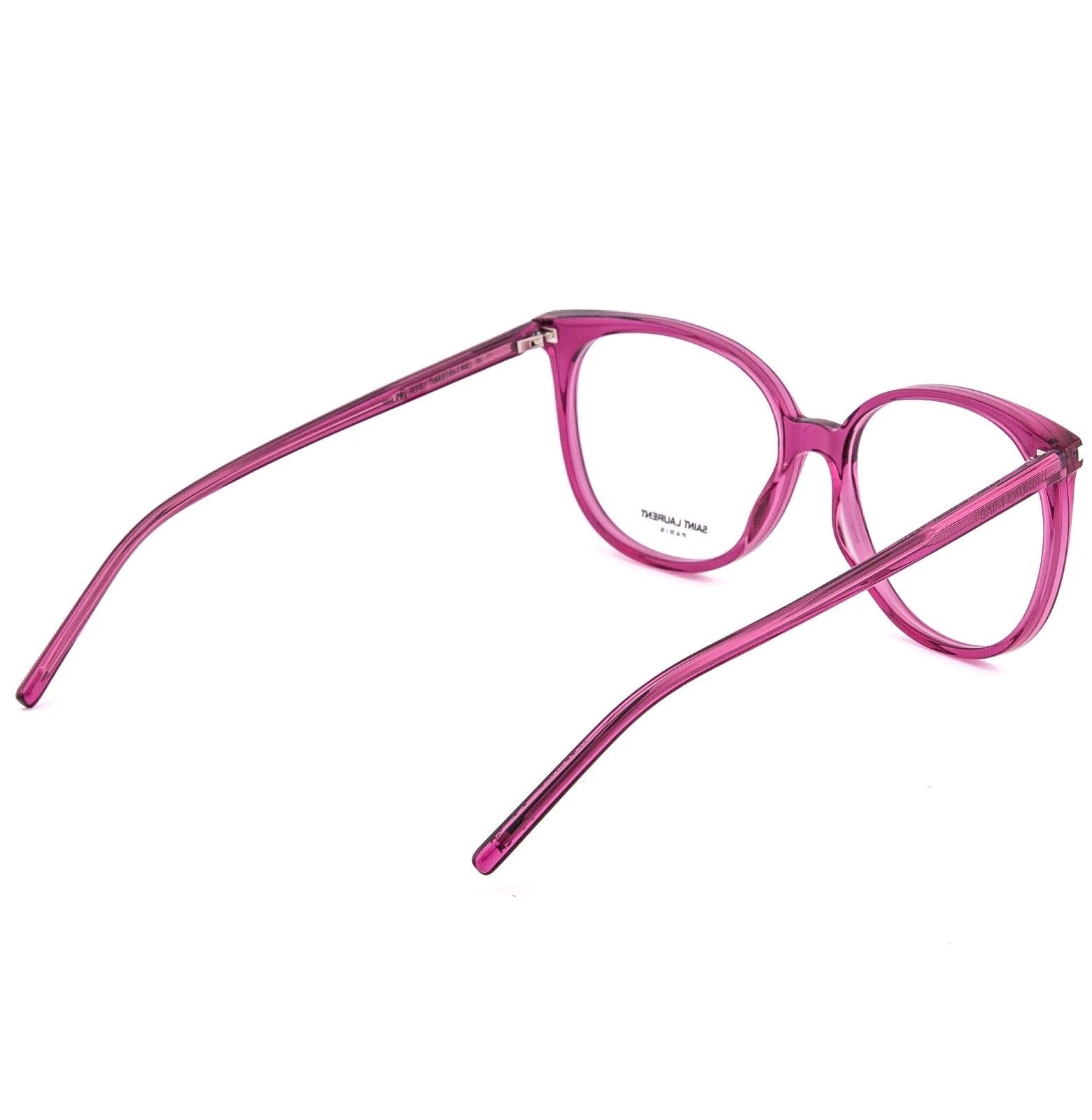 Saint Laurent Paris SAINT LAURENT 39 YSL SL39 Crystal Classic Eyeglasses 012 Size ONE SIZE - 3 Thumbnail