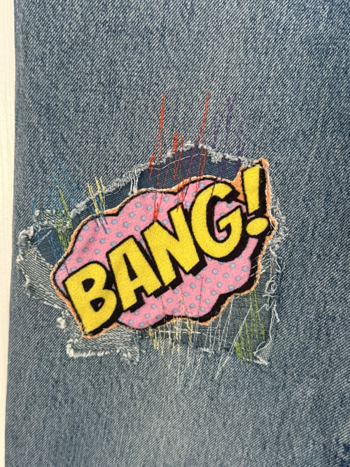 Other Comicon Denims Lucien Sagar Patch Jeans Size US 32 / EU 48 - 4 Thumbnail