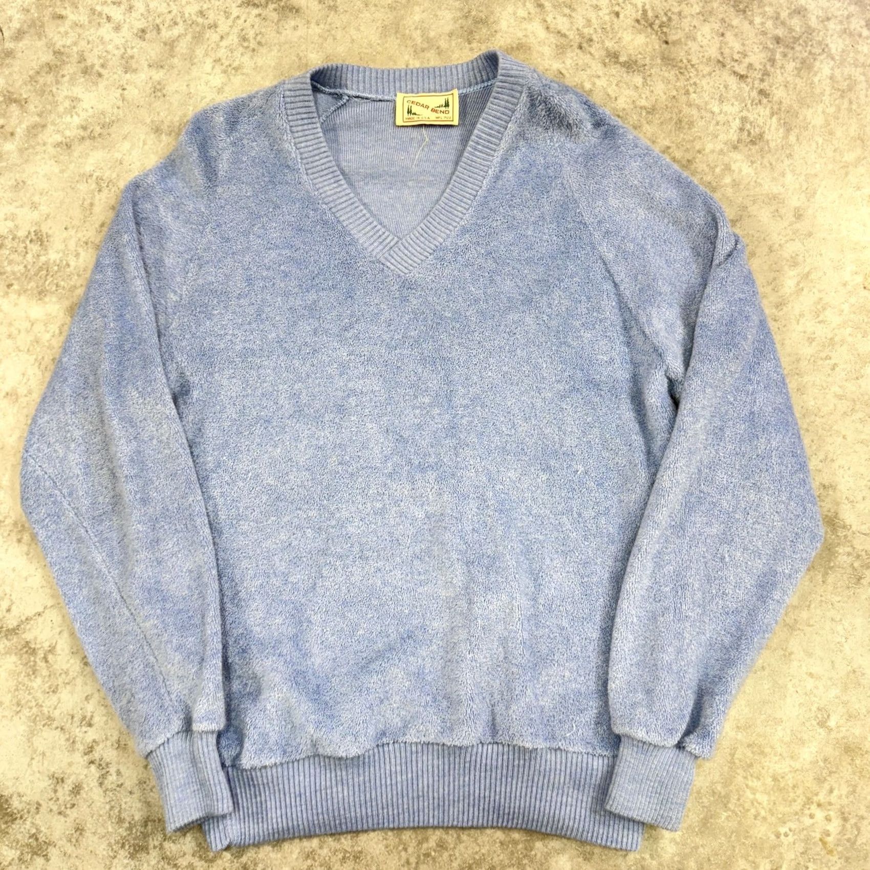 Vintage VINTAGE Cedar Bend Sweater Mens L Blue Crewneck Pullover USA 90s Size US L / EU 52-54 / 3 - 2 Thumbnail