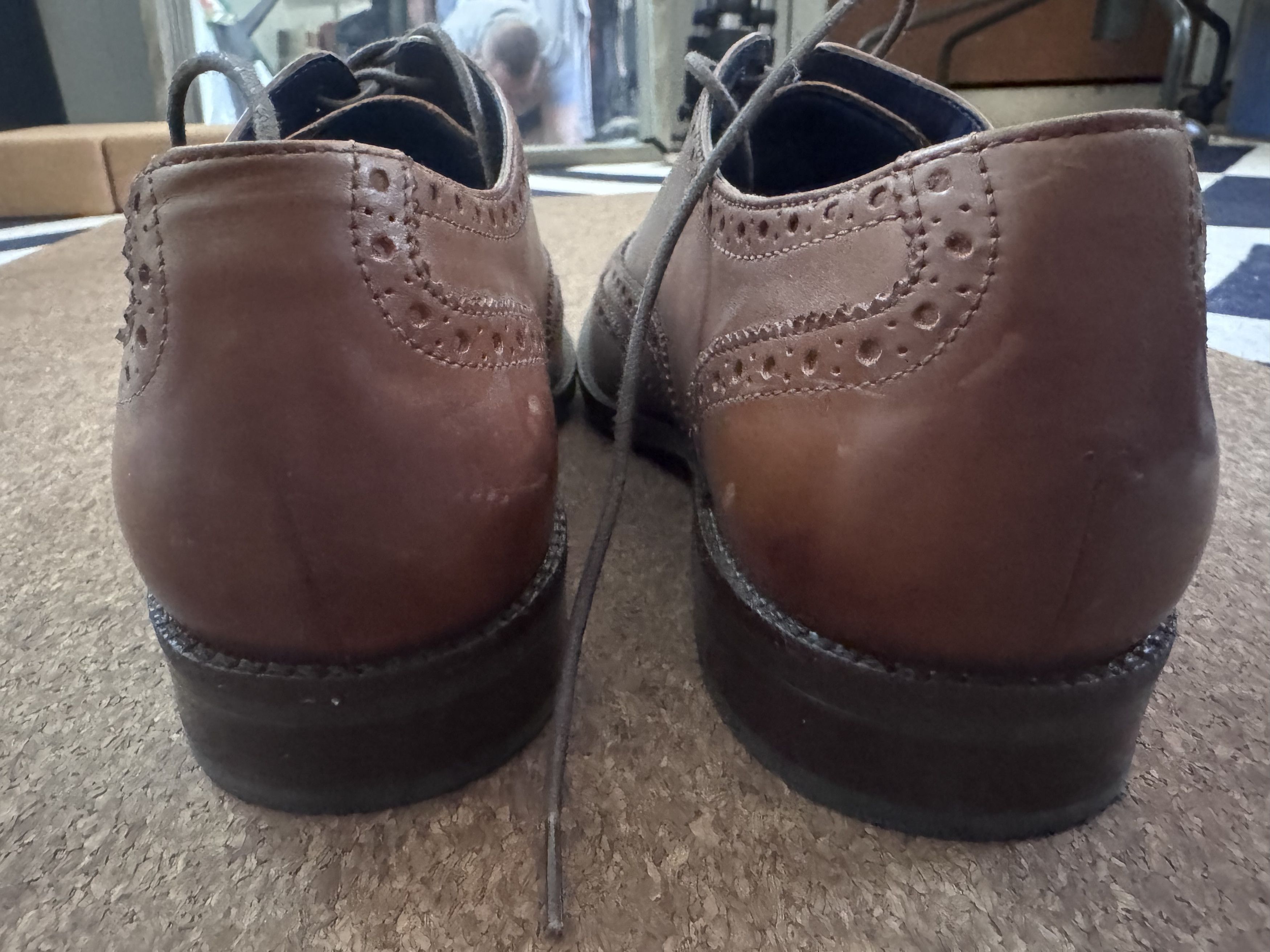 Cole Haan Cole Haan Wingtip Oxford Shoes Brown Size US 9 / EU 42 - 5 Thumbnail