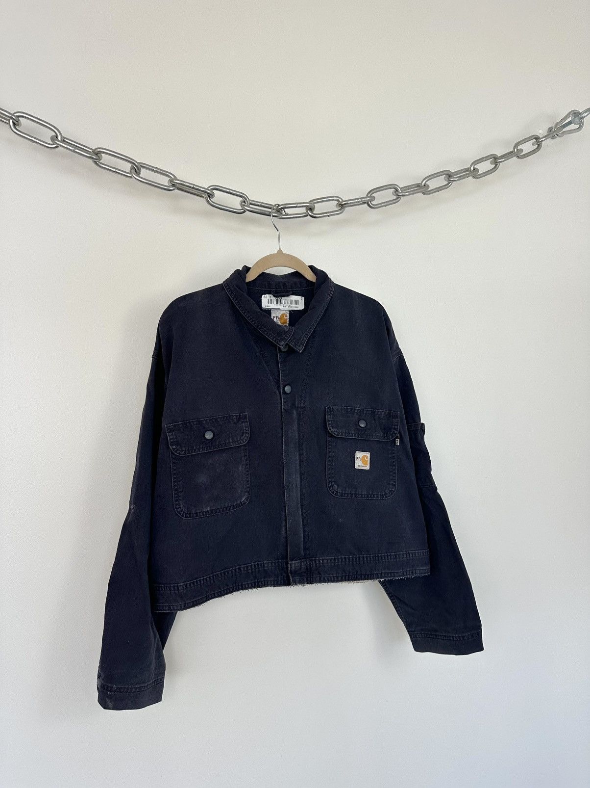 Carhartt Vintage Carhartt Flame Resistant USA Cropped Y2K Work Jacket Size US L / EU 52-54 / 3 - 4 Thumbnail