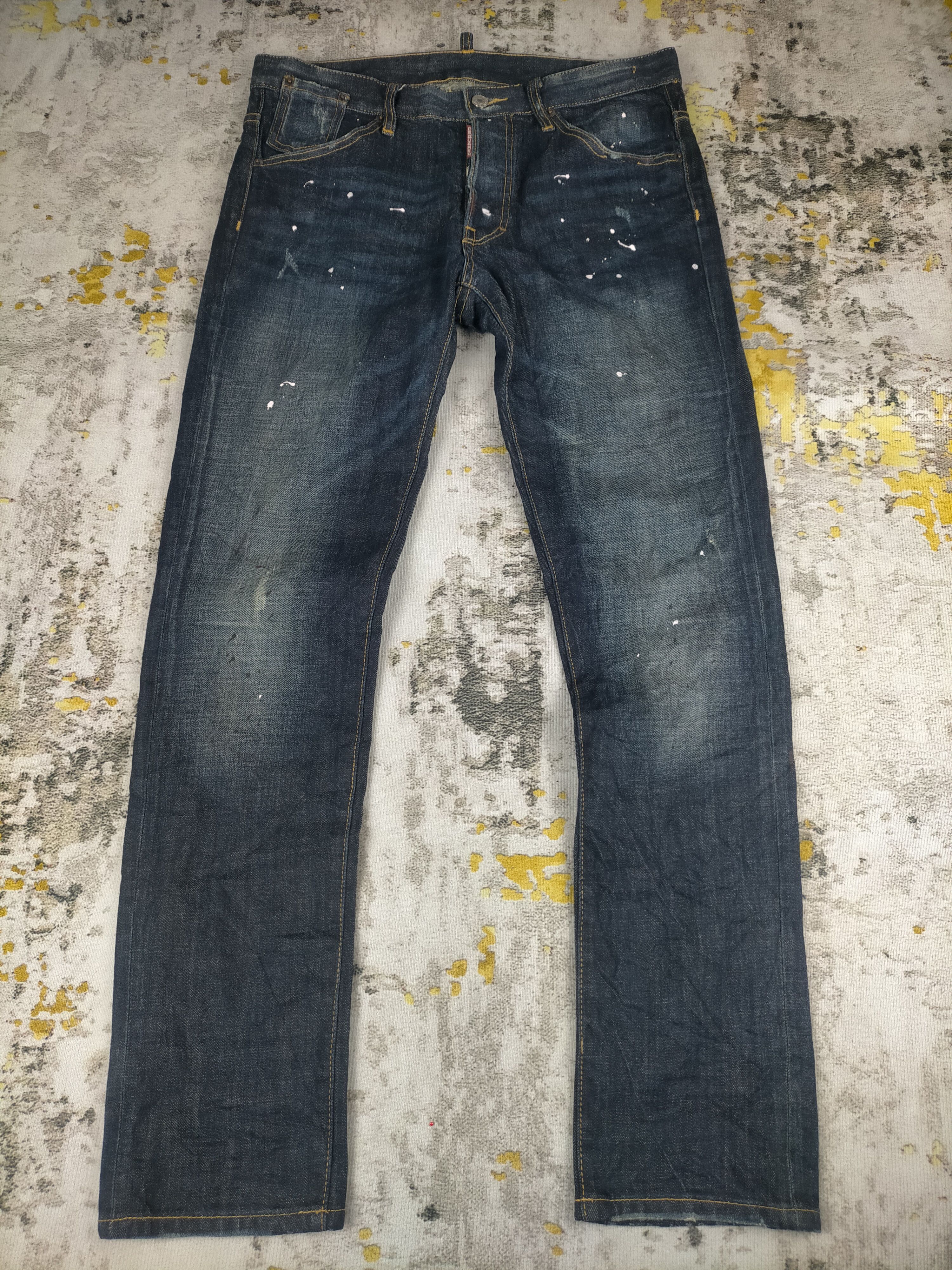 Dsquared2 🔥 Like New Dsquared2 Splatter Distressed Jeans Size US 33 - 1 Thumbnail
