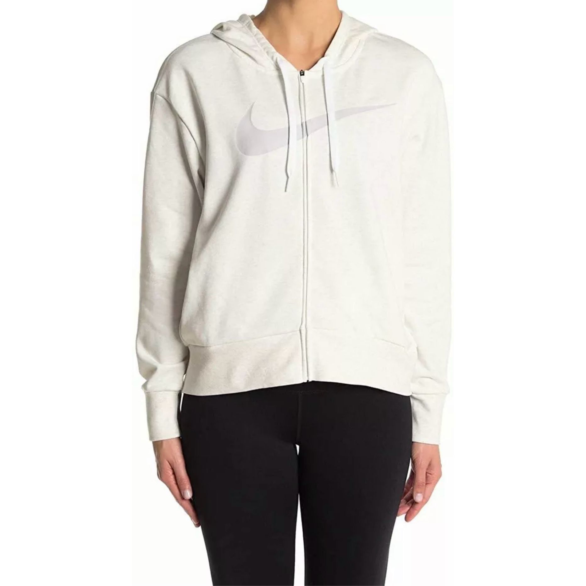 Nike Nike Fit Dry Full Zip Jacket Hoodie Womens Size Medium White Size M / US 6-8 / IT 42-44 - 2 Thumbnail