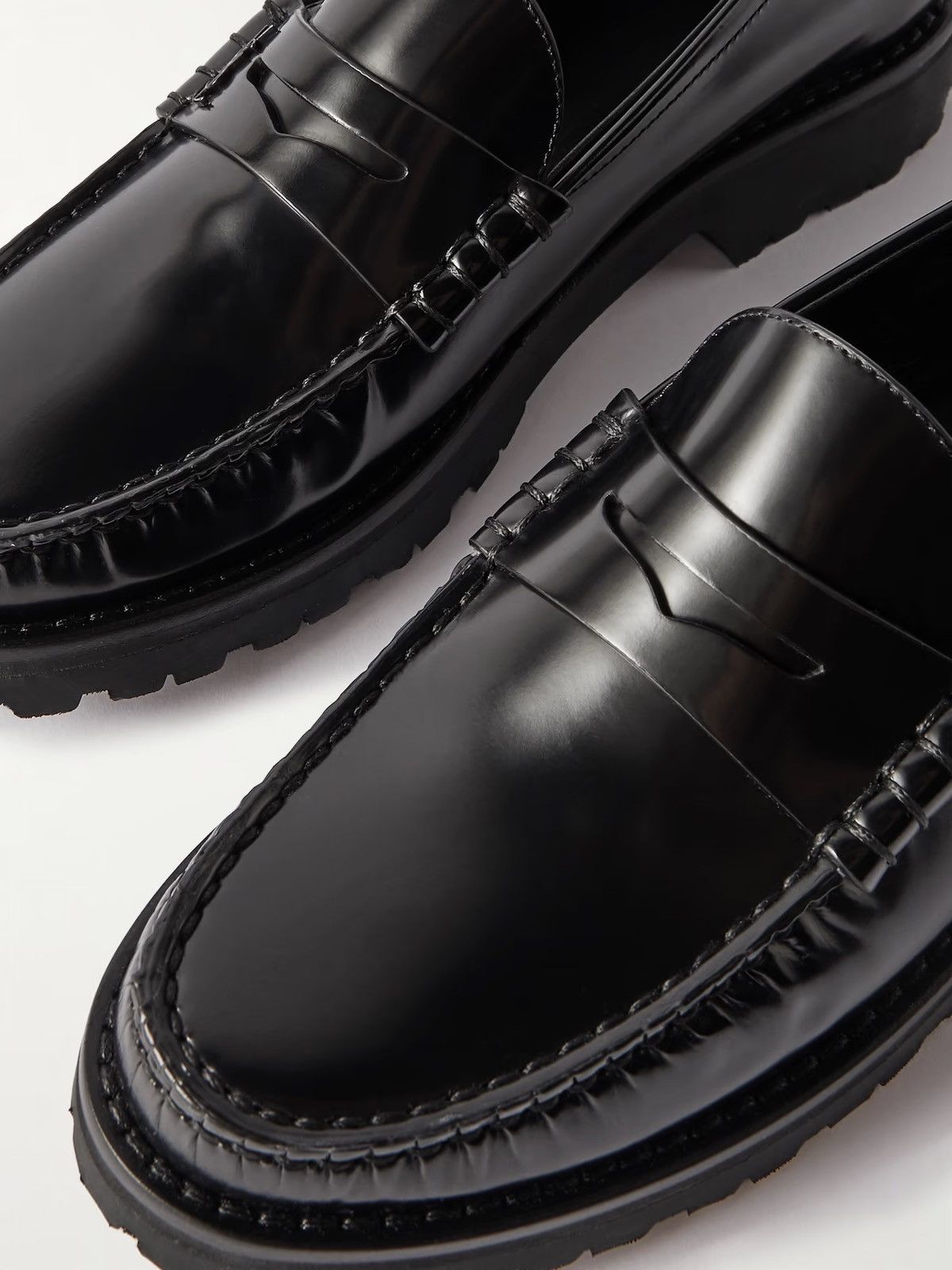 Saint Laurent Paris Size 38 / 7.5W SAINT LAURENT Le Loafer leather loafers Size US 8 / IT 38 - 6 Thumbnail