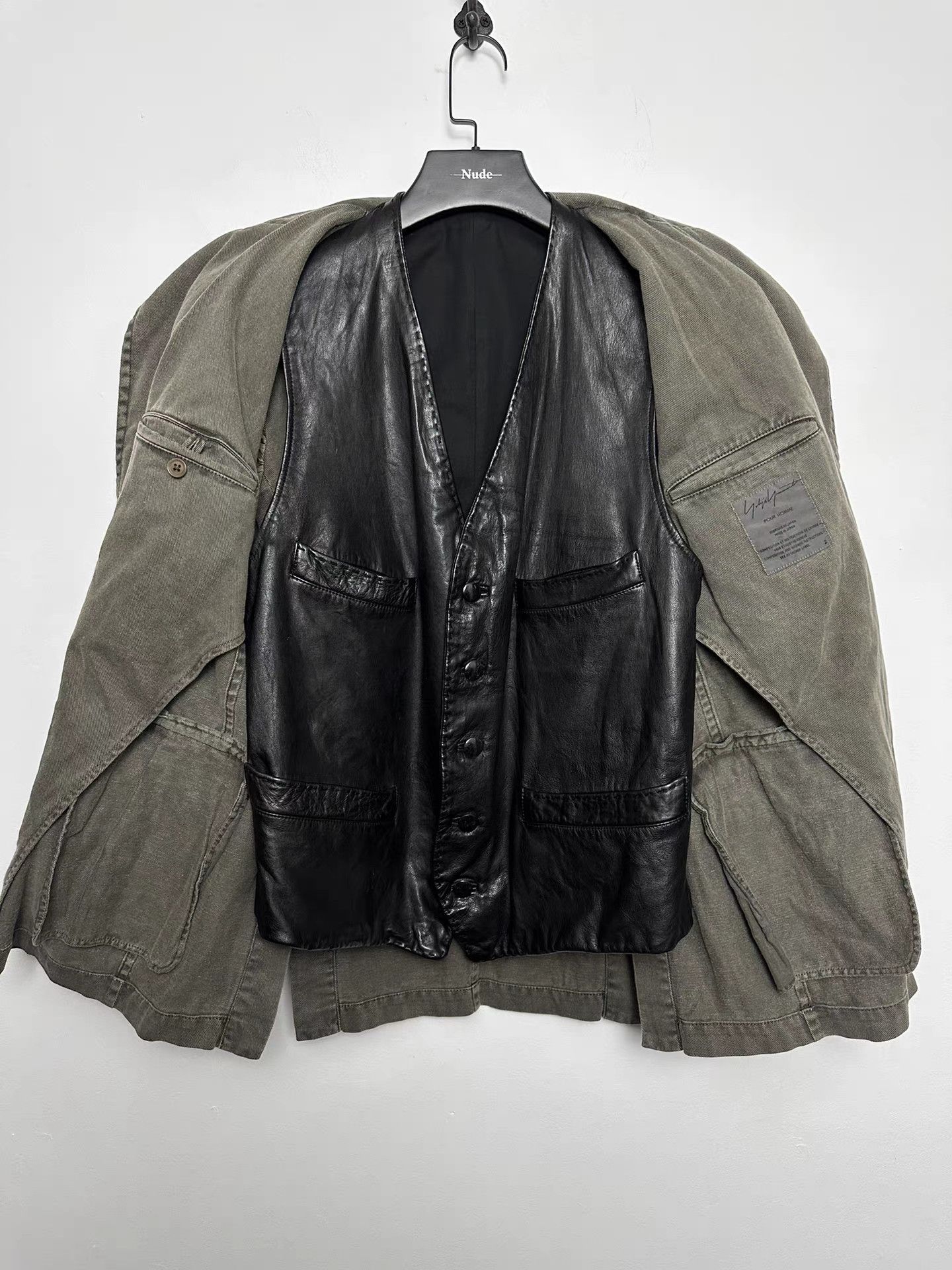 Yohji Yamamoto yohji yamamoto pour homme Dyed Boiled Wool Blazer K20 Size US M / EU 48-50 / 2 - 6 Thumbnail