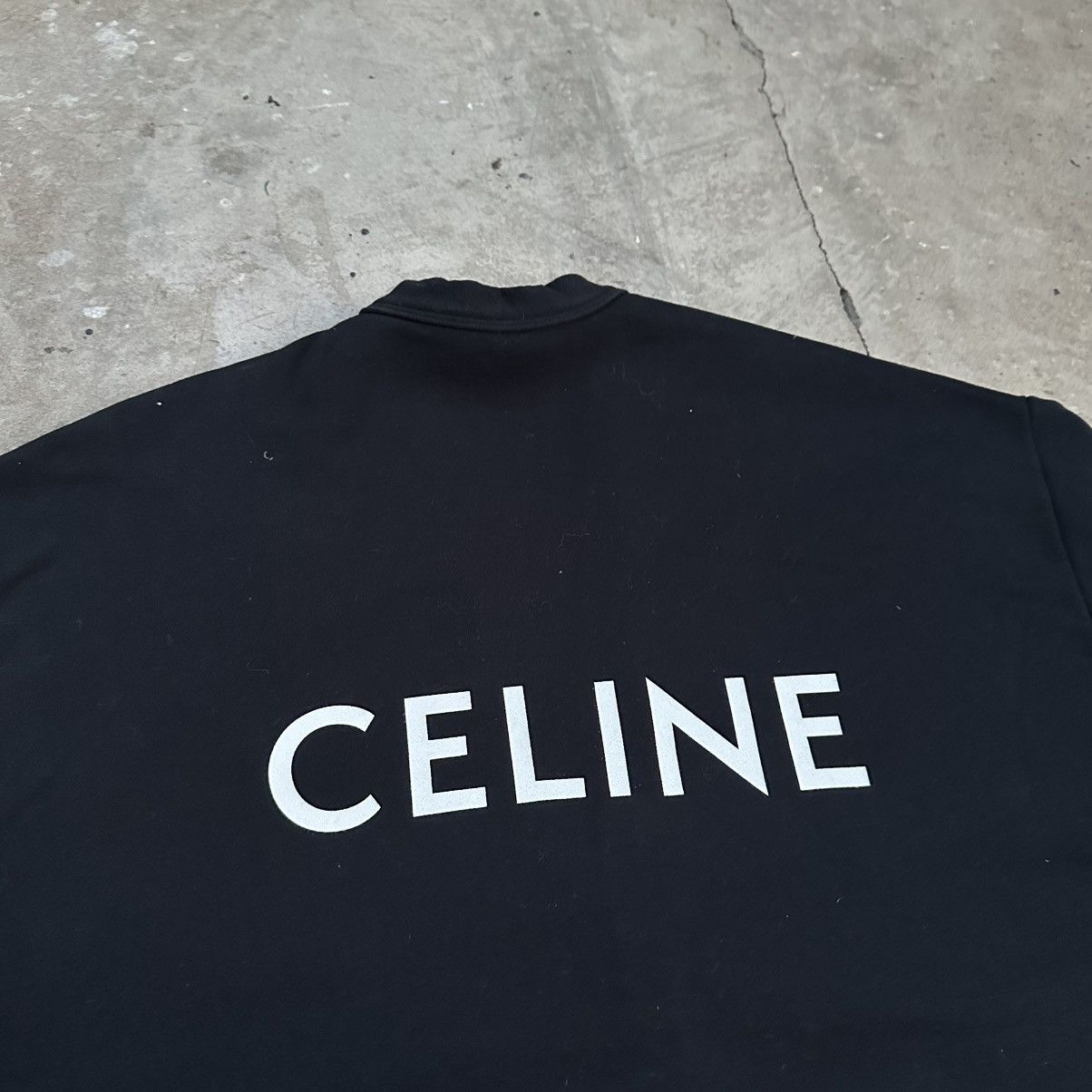 Celine × Hedi Slimane CELINE OVERSIZED CARDIGAN COTTON FLEECE Size US L / EU 52-54 / 3 - 6 Thumbnail