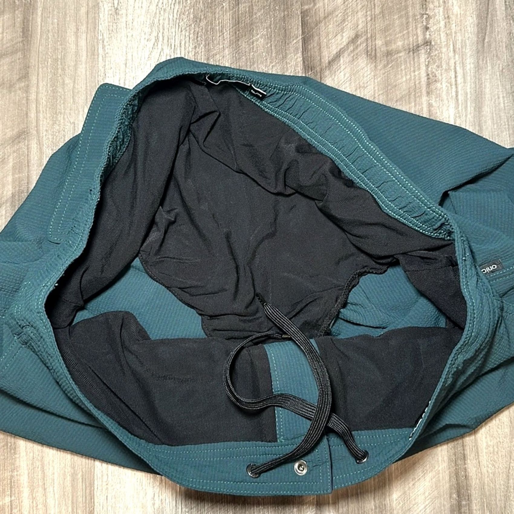 Onia Onia Calder Seersucker Swim Trunks Bottom 2XL Men Green Regular Sized 2XL Dark Green Charcoal MS6036 Size US 39 - 7 Thumbnail