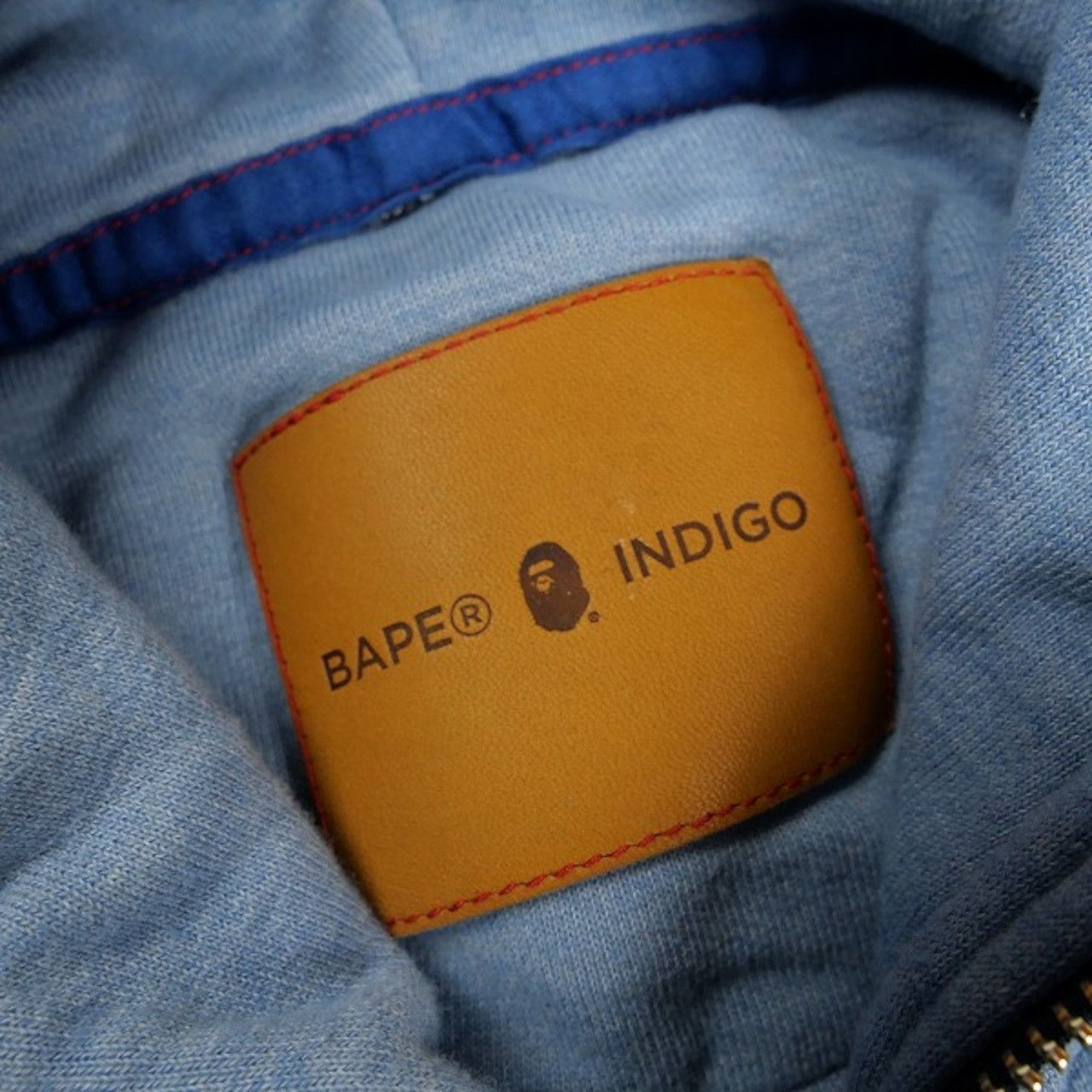 Bape NEW! 🔥 BAPE INDIGO SHARK FULL ZIP HOODIE SWEATSHIRT Size US M / EU 48-50 / 2 - 6 Thumbnail