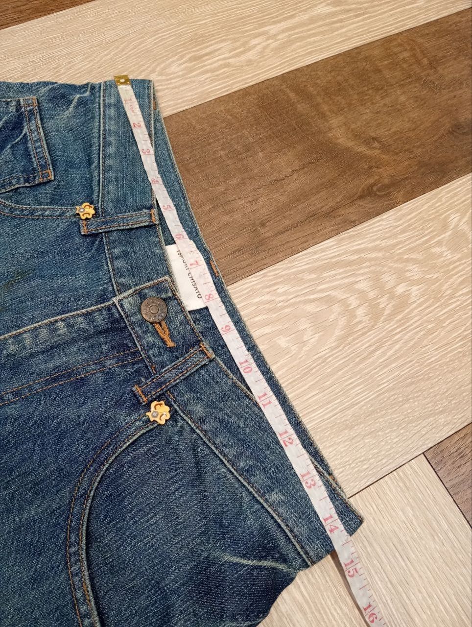 Tsumori Chisato VINTAGE TSUMORI CHISATO ISSEY MIYAKE DENIM MINI SKIRT Size 29" - 13 Thumbnail