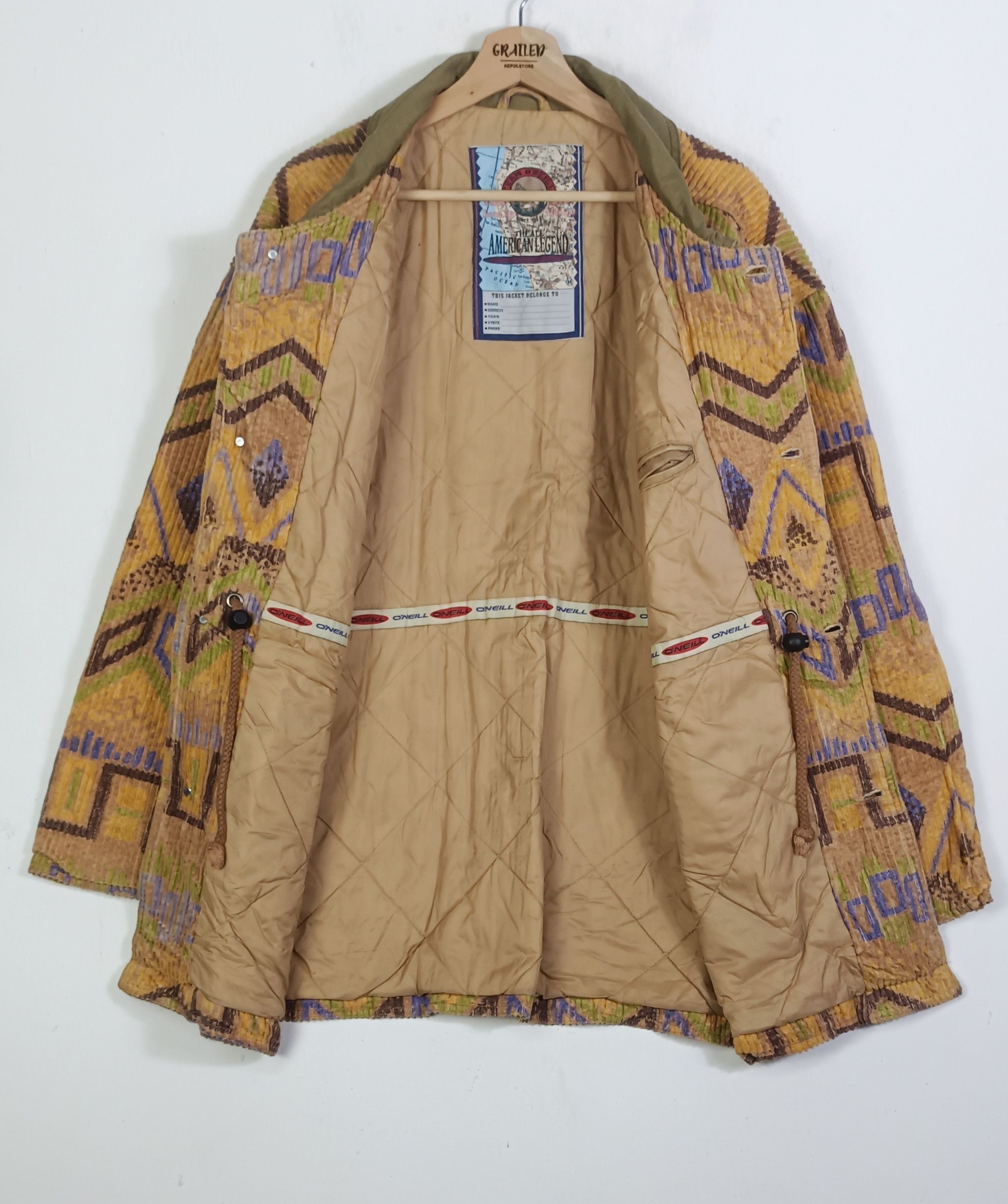 O'Neill Oneil American Lagend Navajo Corduroy Jacket Aztec Size US XL / EU 56 / 4 - 3 Thumbnail